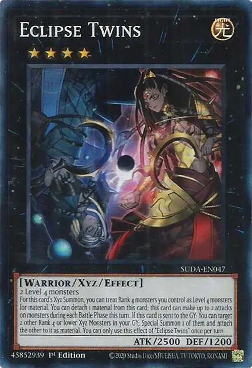 Eclipse Twins [SUDA-EN047] Super Rare | Exor Games New Glasgow