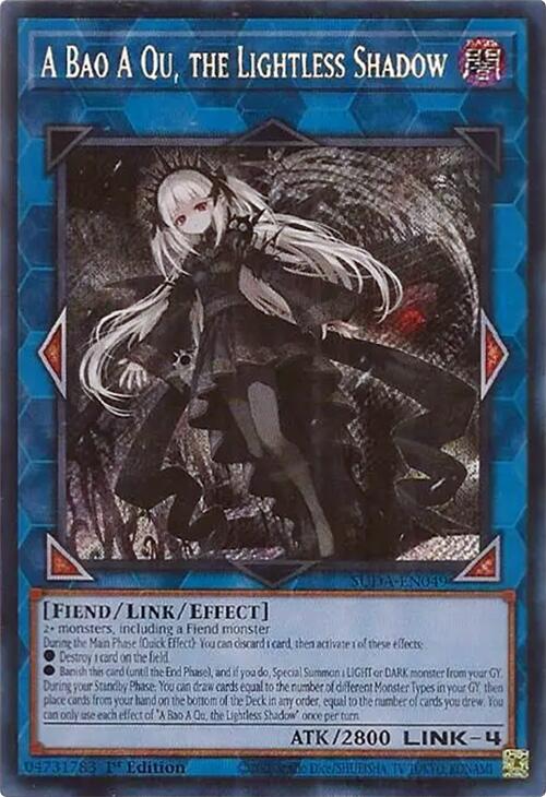 A Bao A Qu, the Lightless Shadow [SUDA-EN049] Secret Rare | Exor Games New Glasgow