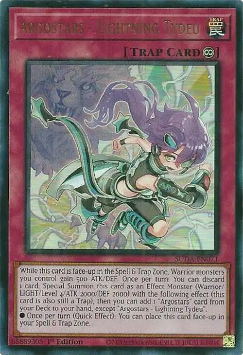 Argostars - Lightning Tydeu [SUDA-EN071] Ultra Rare | Exor Games New Glasgow