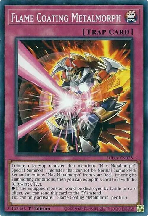 Flame Coating Metalmorph [SUDA-EN075] Common | Exor Games New Glasgow