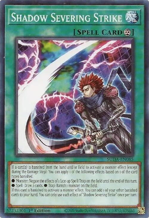 Shadow Severing Strike [SUDA-EN085] Common | Exor Games New Glasgow