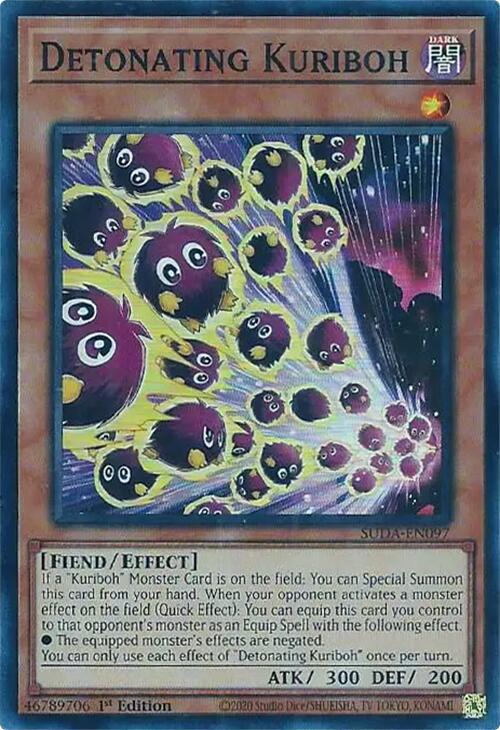 Detonating Kuriboh [SUDA-EN097] Super Rare | Exor Games New Glasgow