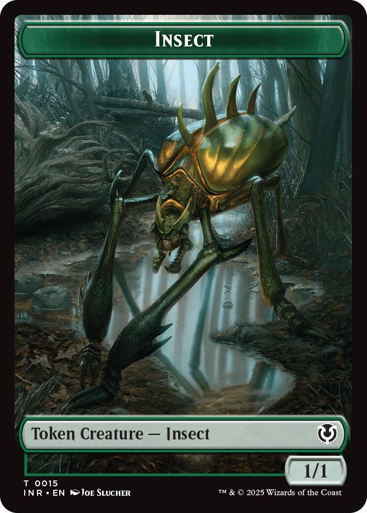 Insect // Spider Double-Sided Token [Innistrad Remastered Tokens] | Exor Games New Glasgow