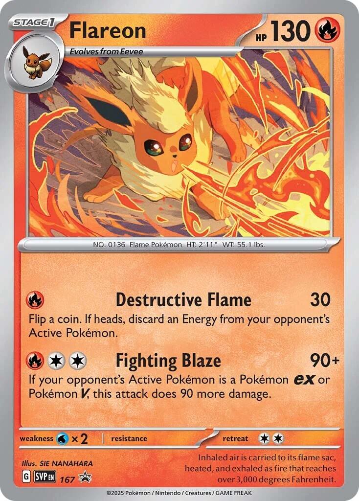 Flareon (SVP167) [Scarlet & Violet: Black Star Promos] | Exor Games New Glasgow
