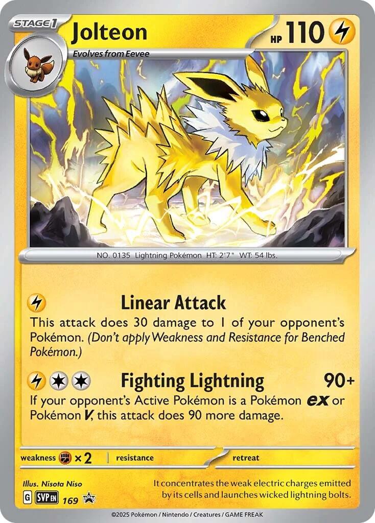 Jolteon (SVP169) [Scarlet & Violet: Black Star Promos] | Exor Games New Glasgow