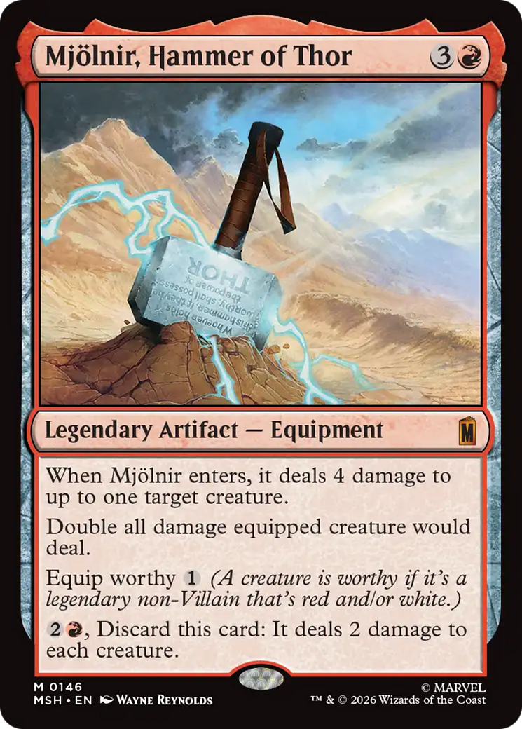 Mjolnir, Hammer of Thor [Marvel Super Heroes] | Exor Games New Glasgow