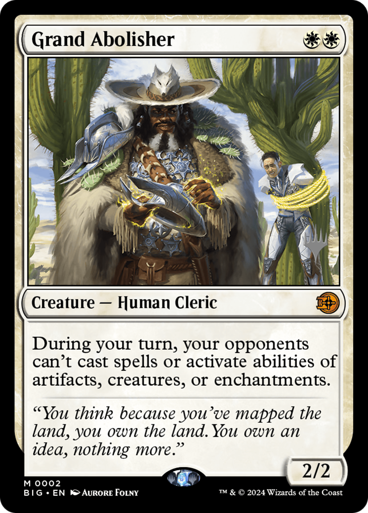 Grand Abolisher [Lorwyn Eclipsed Promos] | Exor Games New Glasgow