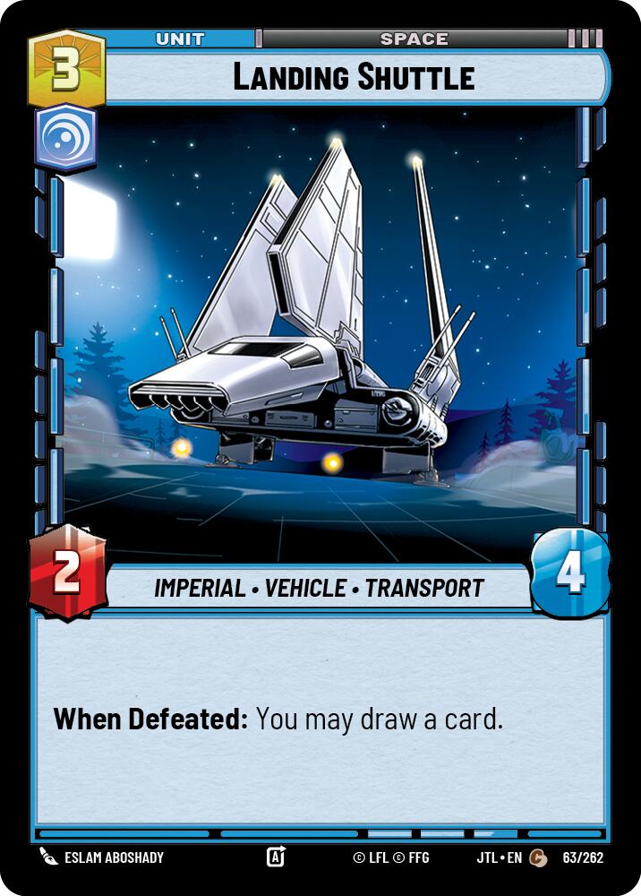 Landing Shuttle (63/262) (63/262) [Jump to Lightspeed] | Exor Games New Glasgow