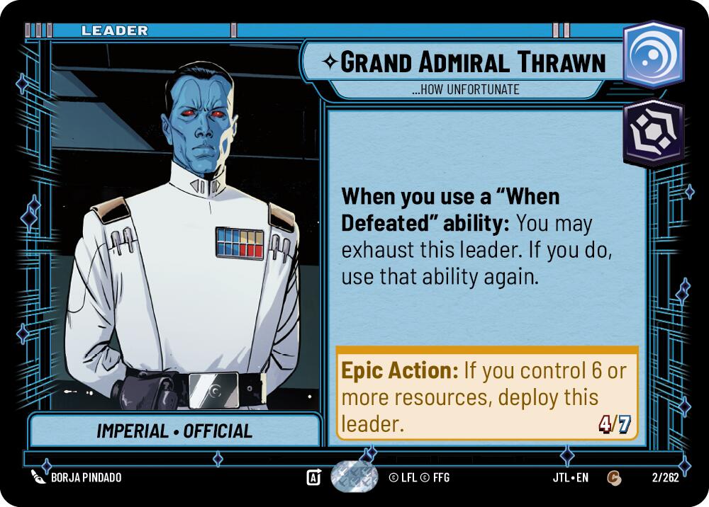 Grand Admiral Thrawn - ...How Unfortunate (2/262) (2/262) [Jump to Lightspeed] | Exor Games New Glasgow