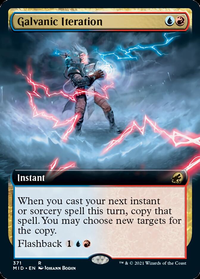 Galvanic Iteration (Extended Art) [Innistrad: Midnight Hunt] | Exor Games New Glasgow