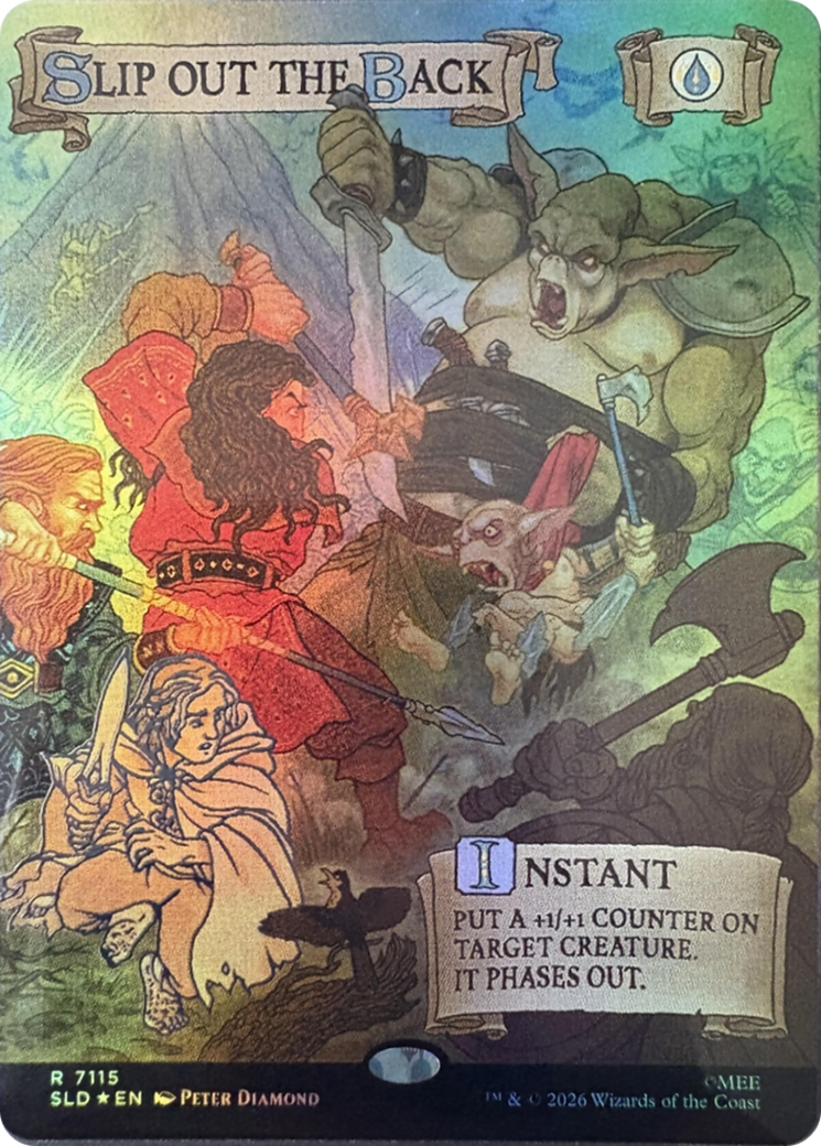 Slip Out the Back (Out Of Sight Foil) [Secret Lair Drop Series] | Exor Games New Glasgow