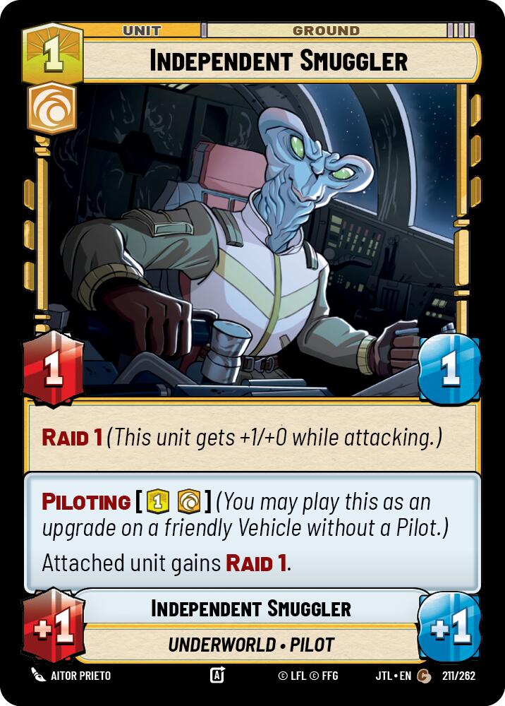 Independent Smuggler (211/262) (211/257) [Jump to Lightspeed] | Exor Games New Glasgow
