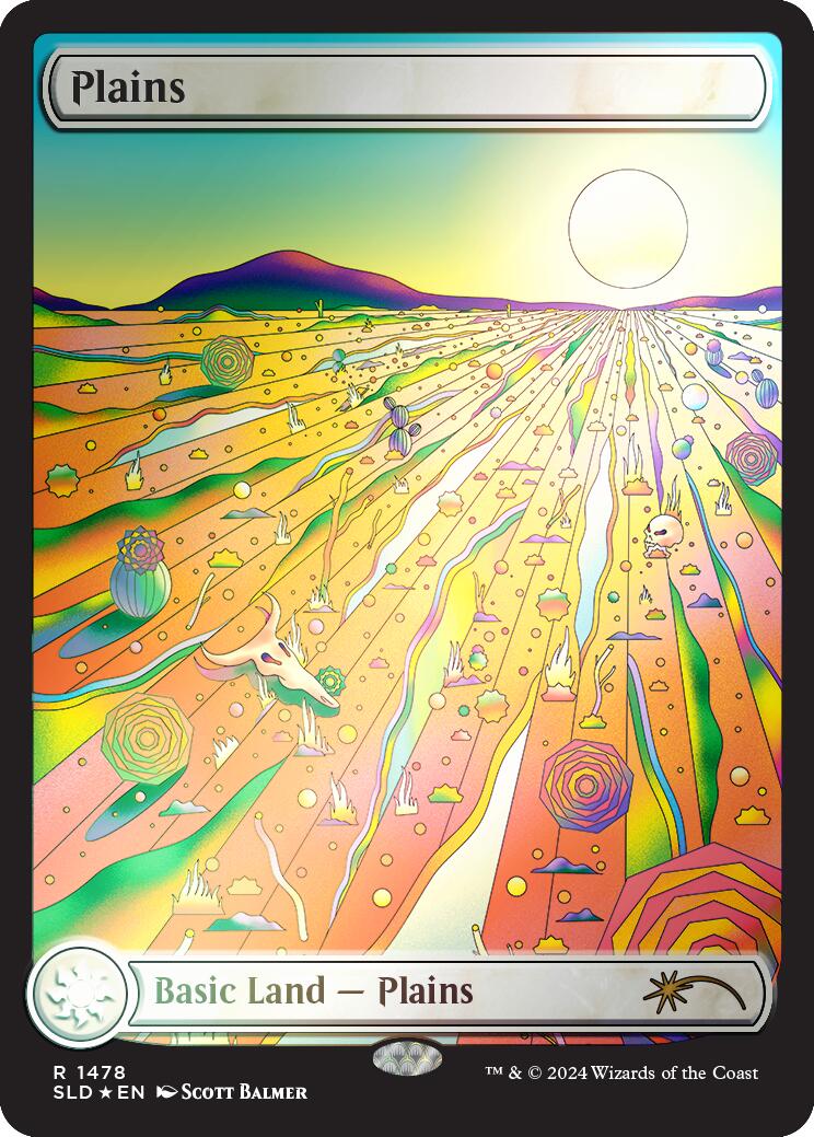 Plains (1478) (Rainbow Foil) [Secret Lair Drop Series] | Exor Games New Glasgow