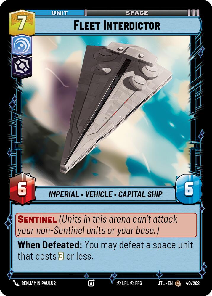 Fleet Interdictor (040/262) (040/257) [Jump to Lightspeed] | Exor Games New Glasgow