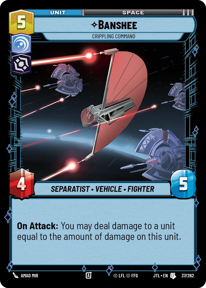 Banshee - Crippling Command (037/262) (037/257) [Jump to Lightspeed] | Exor Games New Glasgow