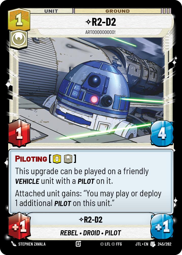 R2-D2 - Artooooooooo! (245/262) (245/257) [Jump to Lightspeed] | Exor Games New Glasgow