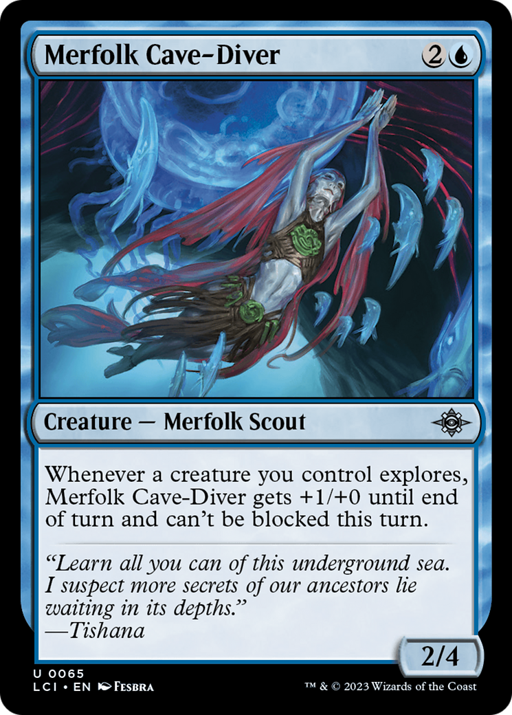 Merfolk Cave-Diver [The Lost Caverns of Ixalan] | Exor Games New Glasgow