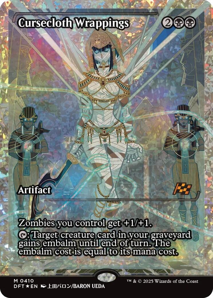 Cursecloth Wrappings (Showcase Fracture Foil) (Japanese) [Aetherdrift] | Exor Games New Glasgow