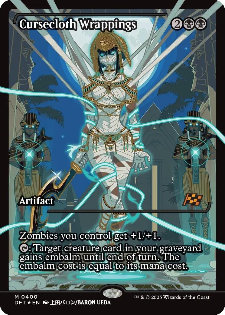 Cursecloth Wrappings (Showcase) (Japanese) [Aetherdrift] | Exor Games New Glasgow
