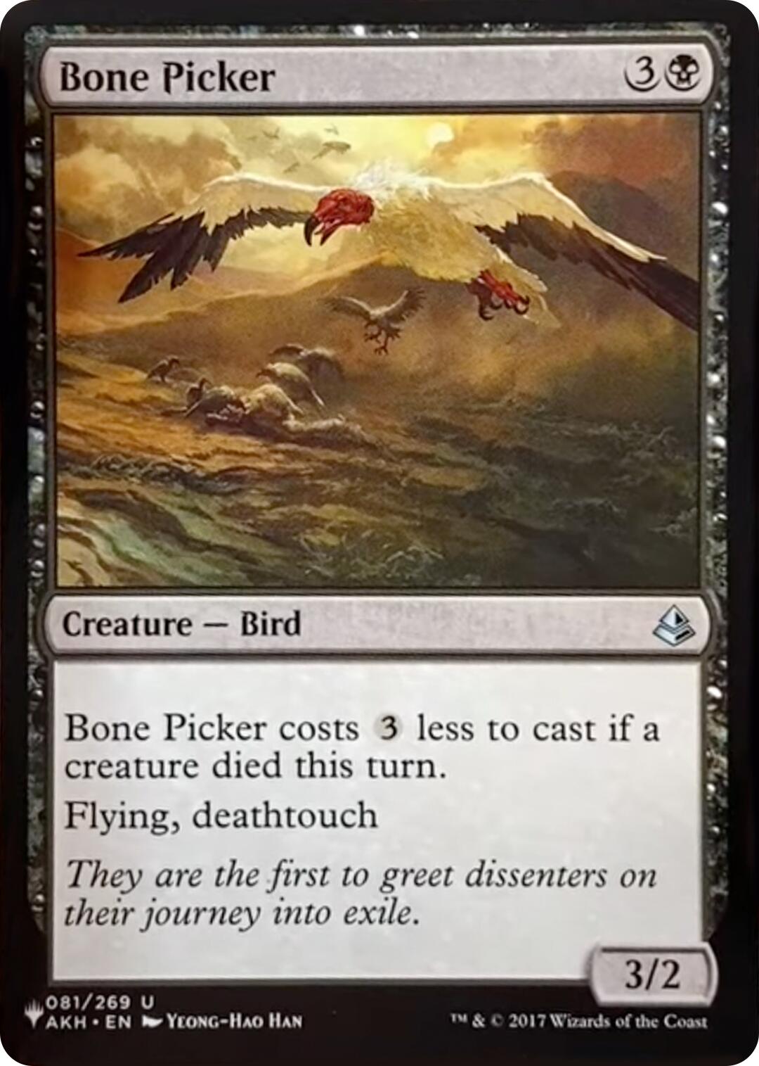 Bone Picker [The List] | Exor Games New Glasgow