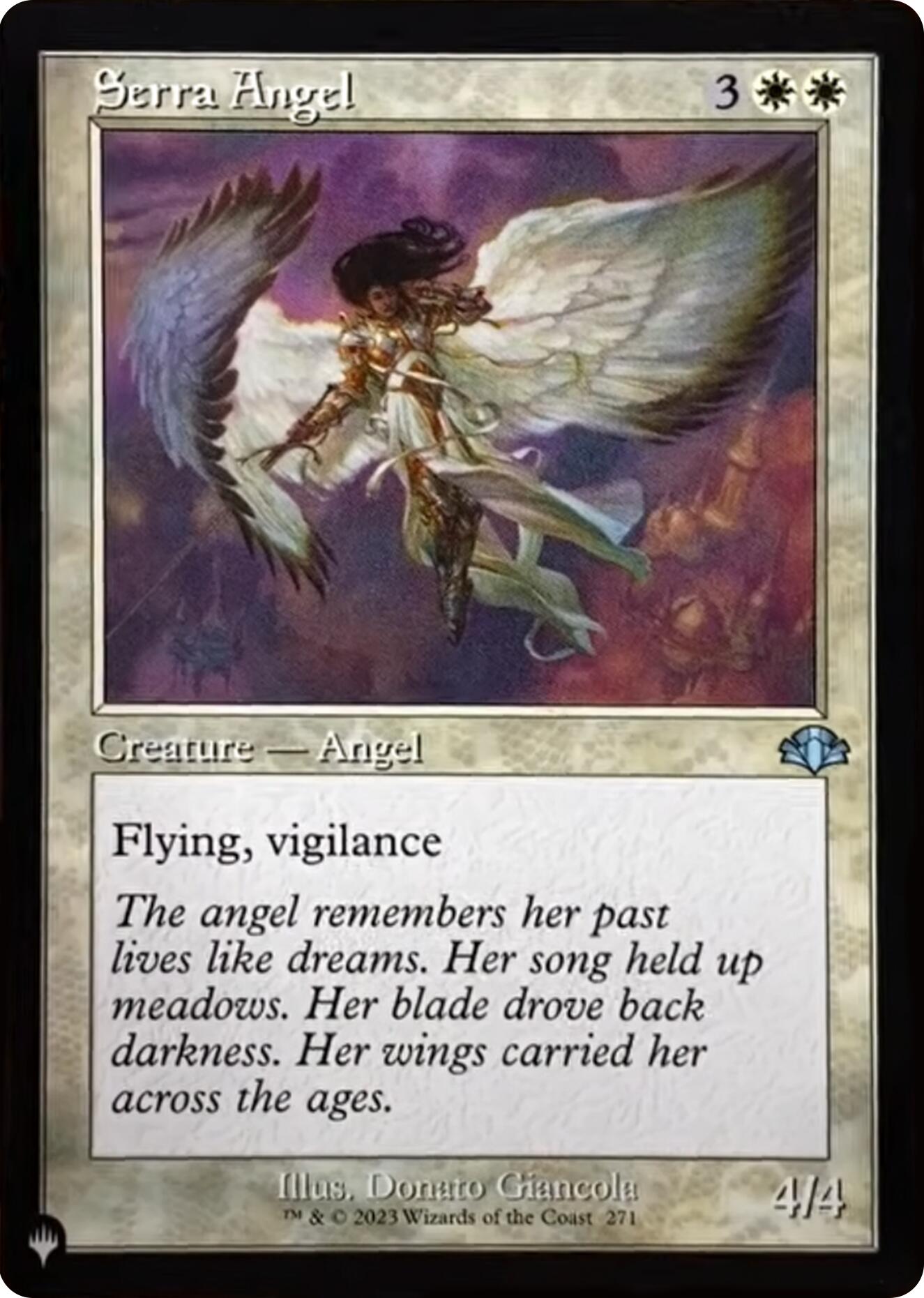 Serra Angel (Retro Frame) [The List] | Exor Games New Glasgow