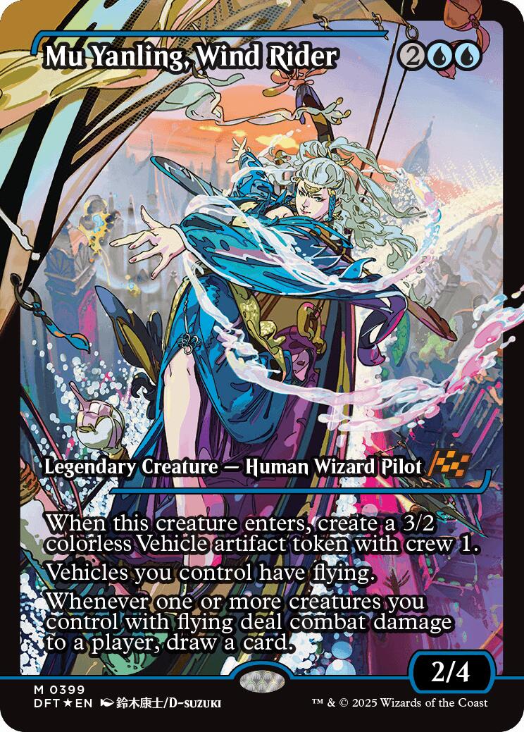 Mu Yanling, Wind Rider (Showcase) (Japanese) [Aetherdrift] | Exor Games New Glasgow