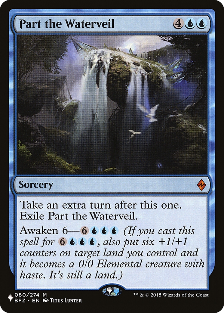 Part the Waterveil [The List Reprints] | Exor Games New Glasgow