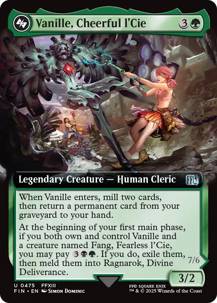 Vanille, Cheerful l'Cie // Ragnarok, Divine Deliverance (Extended Art) [FINAL FANTASY] | Exor Games New Glasgow