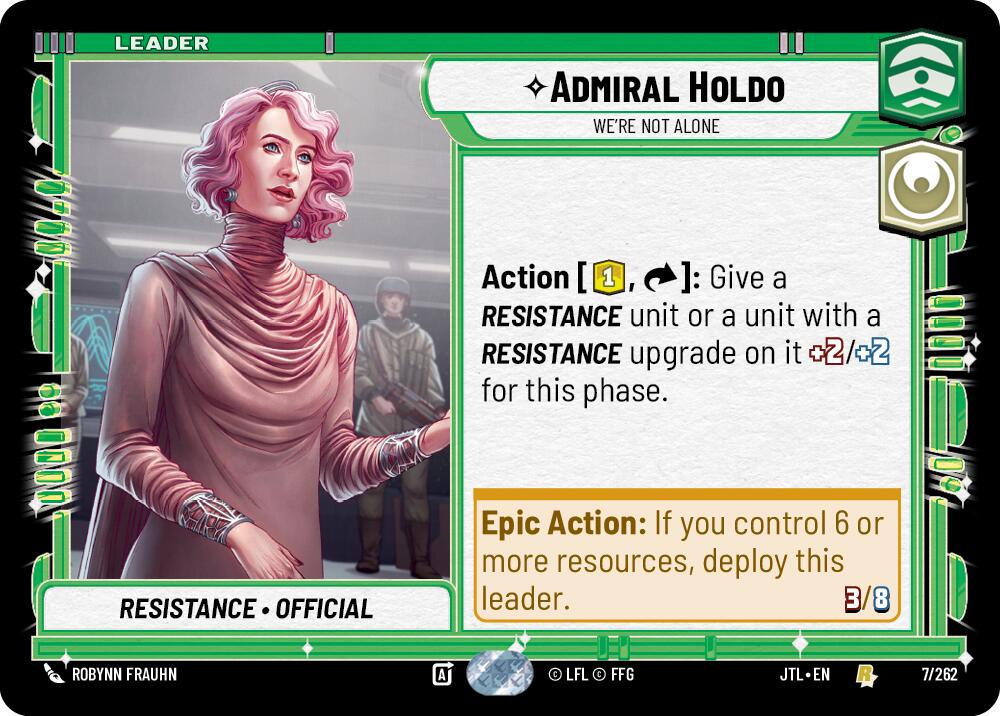 Admiral Holdo - We're Not Alone (007/262) (007/257) [Jump to Lightspeed] | Exor Games New Glasgow