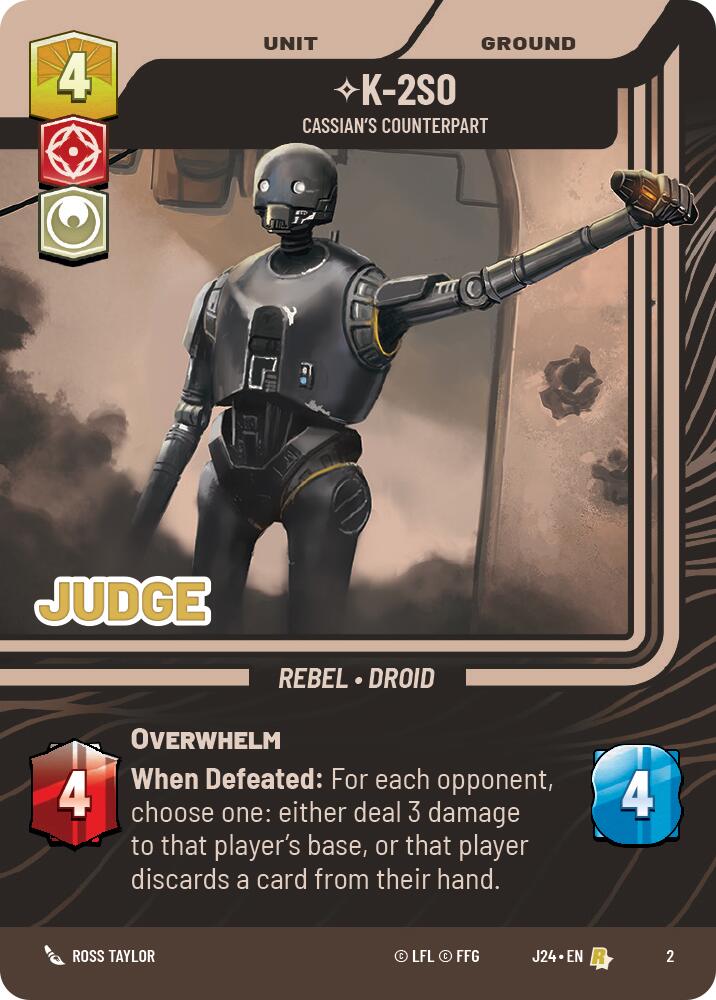K-2SO - Cassian's Counterpart (2) (2) [Judge Promos] | Exor Games New Glasgow