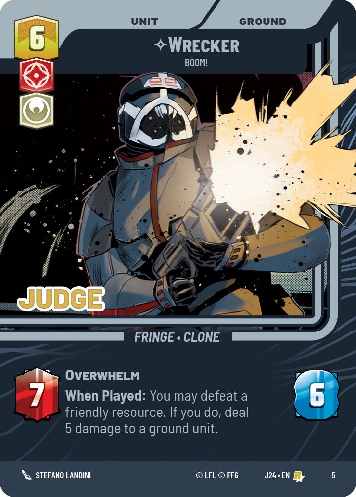 Wrecker - Boom! (5) (5) [Judge Promos] | Exor Games New Glasgow