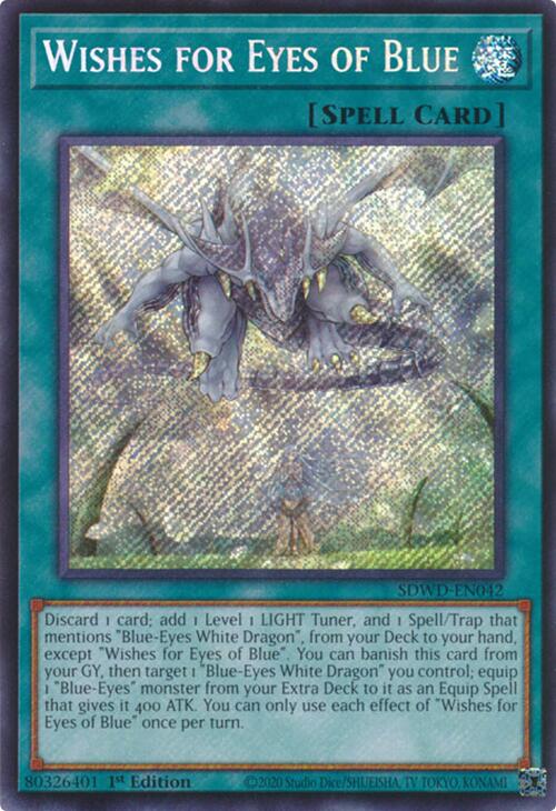 Wishes for Eyes of Blue (Secret Rare) [SDWD-EN042] Secret Rare | Exor Games New Glasgow