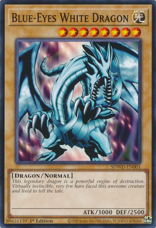Blue-Eyes White Dragon [SDWD-EN001] Common | Exor Games New Glasgow