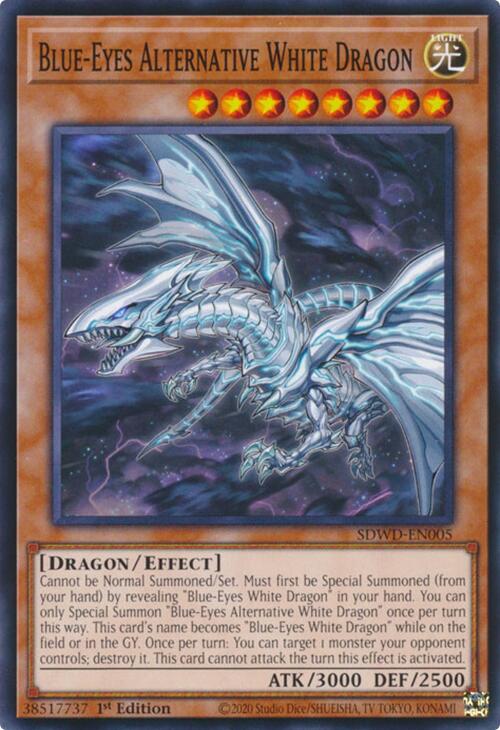 Blue-Eyes Alternative White Dragon [SDWD-EN005] Common | Exor Games New Glasgow