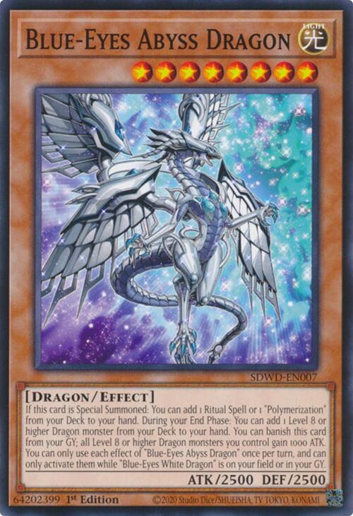 Blue-Eyes Abyss Dragon [SDWD-EN007] Common | Exor Games New Glasgow