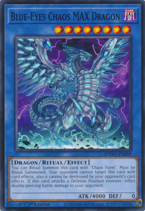 Blue-Eyes Chaos MAX Dragon [SDWD-EN009] Common | Exor Games New Glasgow