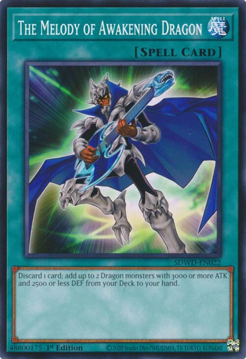 The Melody of Awakening Dragon [SDWD-EN022] Common | Exor Games New Glasgow