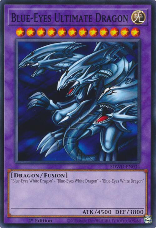Blue-Eyes Ultimate Dragon [SDWD-EN034] Common | Exor Games New Glasgow