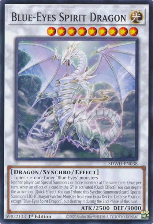 Blue-Eyes Spirit Dragon [SDWD-EN038] Common | Exor Games New Glasgow