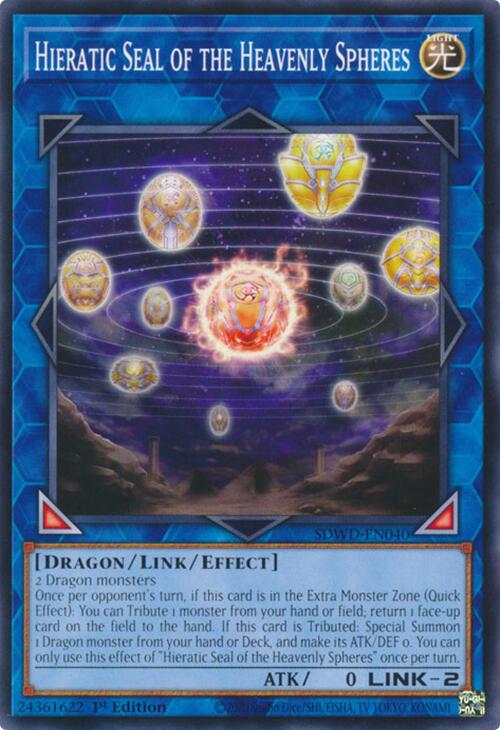 Hieratic Seal of the Heavenly Spheres [SDWD-EN040] Common | Exor Games New Glasgow