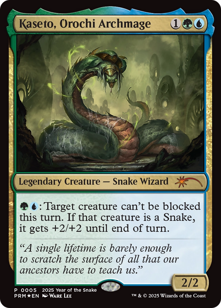 Kaseto, Orochi Archmage (Year of the Snake 2025) [Standard Showdown Promos] | Exor Games New Glasgow