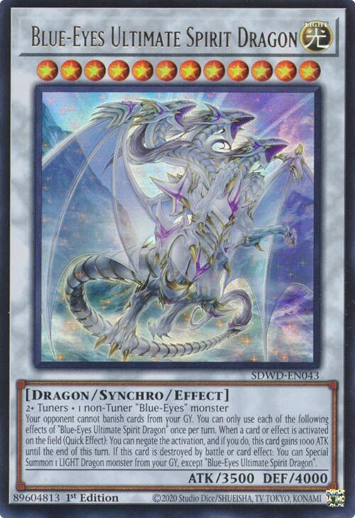 Blue-Eyes Ultimate Spirit Dragon [SDWD-EN043] Ultra Rare | Exor Games New Glasgow