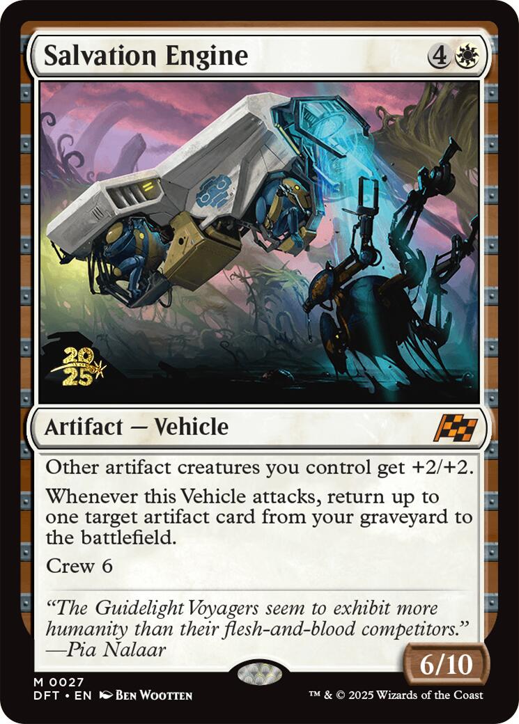 Salvation Engine [Aetherdrift Prerelease Promos] | Exor Games New Glasgow