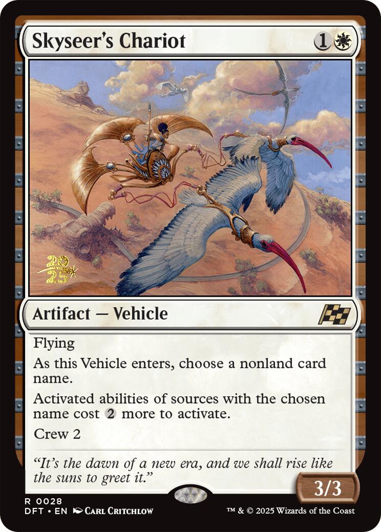 Skyseer's Chariot [Aetherdrift Prerelease Promos] | Exor Games New Glasgow