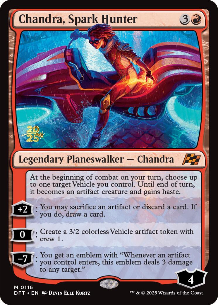 Chandra, Spark Hunter [Aetherdrift Prerelease Promos] | Exor Games New Glasgow