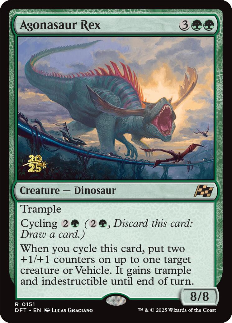 Agonasaur Rex [Aetherdrift Prerelease Promos] | Exor Games New Glasgow