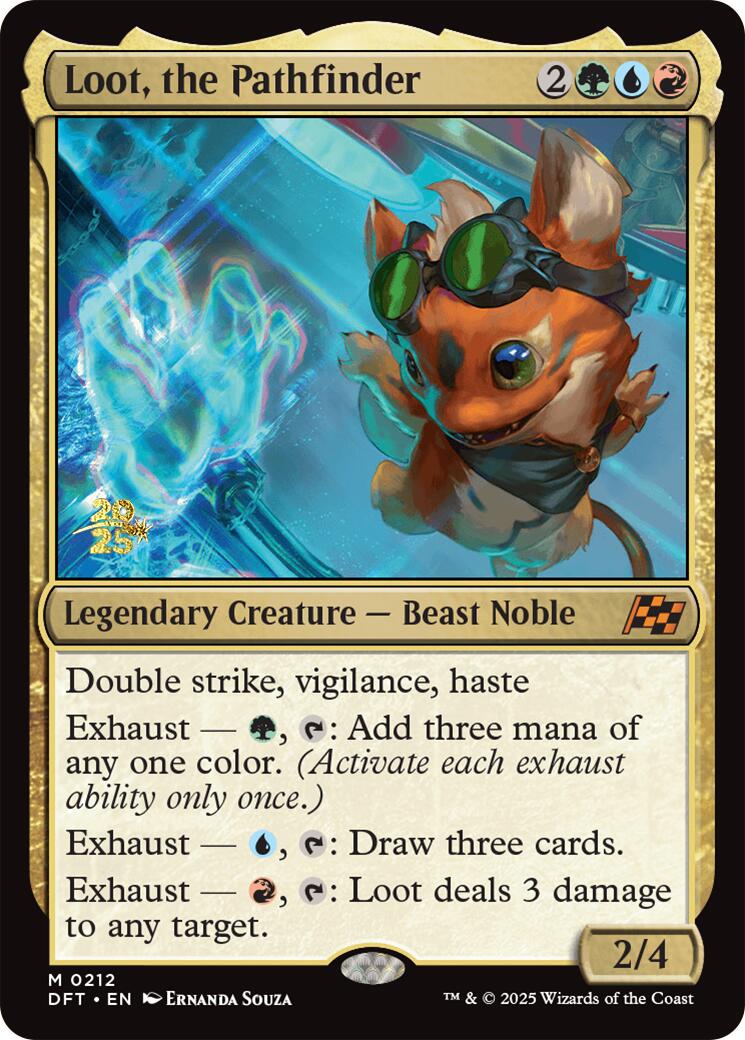 Loot, the Pathfinder [Aetherdrift Prerelease Promos] | Exor Games New Glasgow