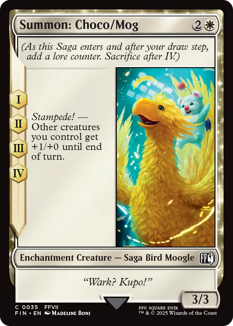 Summon: Choco/Mog [FINAL FANTASY] | Exor Games New Glasgow