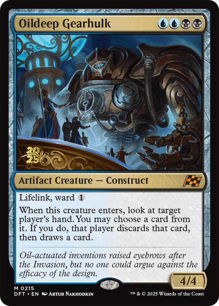 Oildeep Gearhulk [Aetherdrift Prerelease Promos] | Exor Games New Glasgow