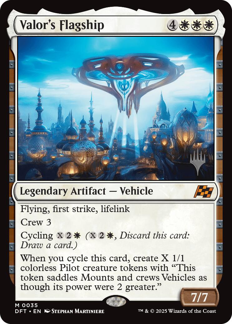 Valor's Flagship [Aetherdrift Promos] | Exor Games New Glasgow